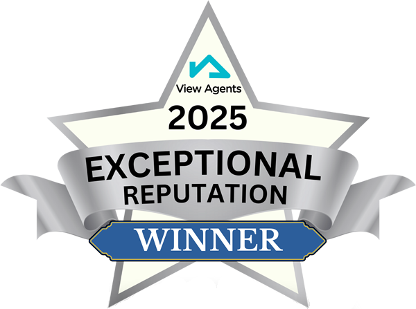 Award for exceptional reputation and reviews, view agent's awards 2025